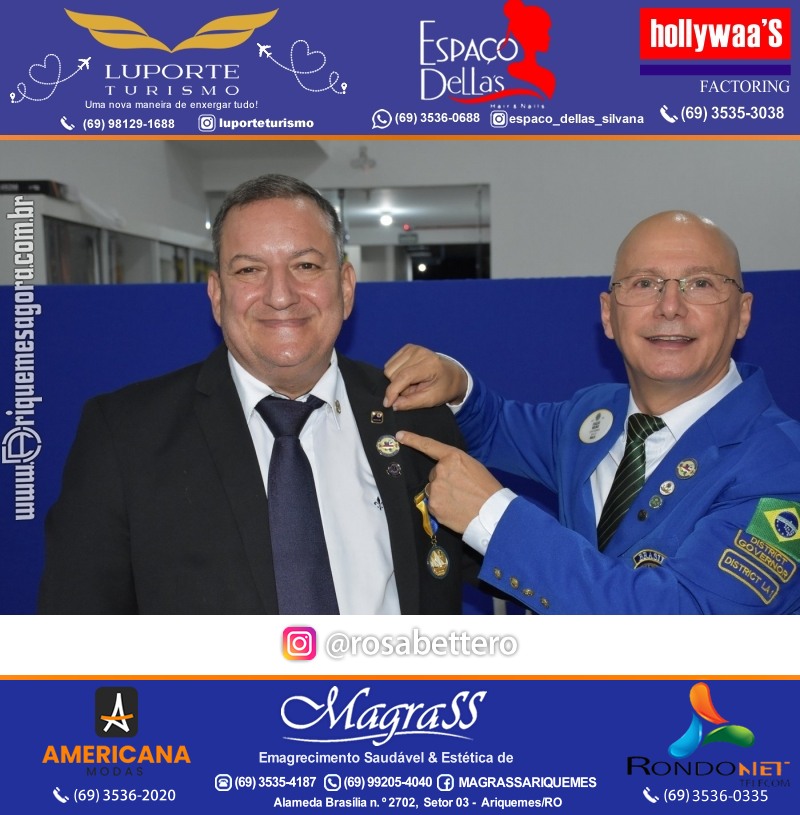Cerimônia de Posse Lions Clube Ariquemes Canaã da Nova Diretoria-Gestão 2025-2026