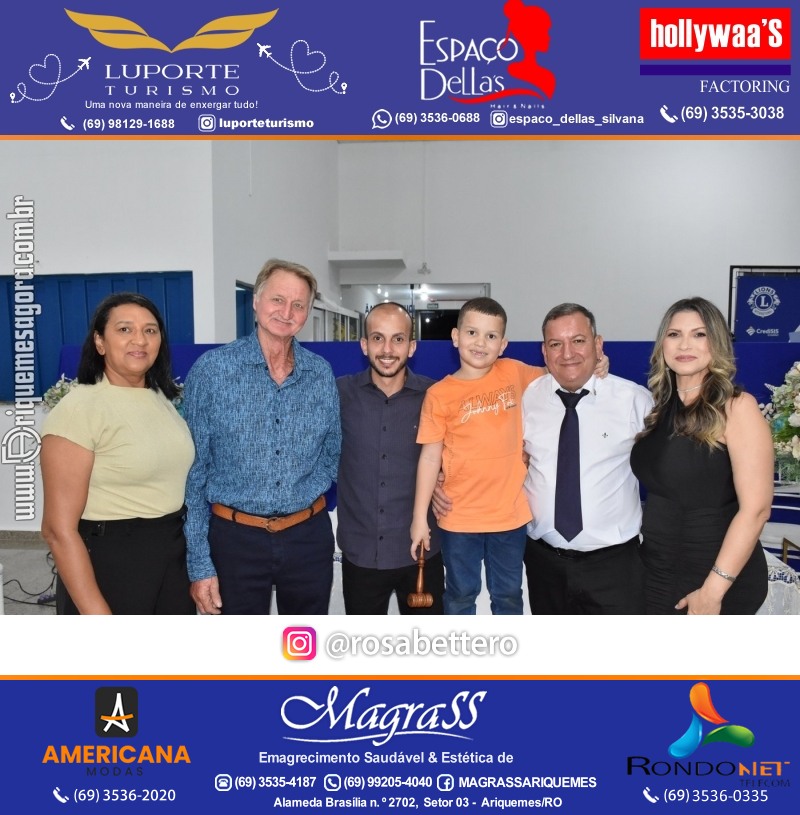 Cerimônia de Posse Lions Clube Ariquemes Canaã da Nova Diretoria-Gestão 2025-2026