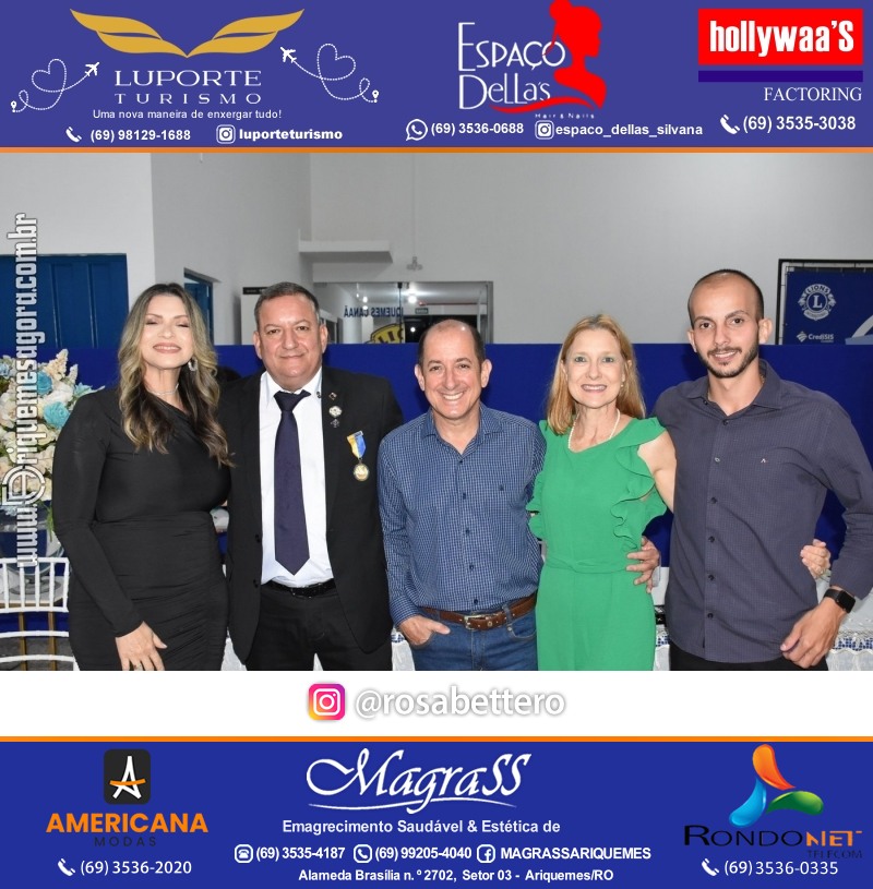 Cerimônia de Posse Lions Clube Ariquemes Canaã da Nova Diretoria-Gestão 2025-2026