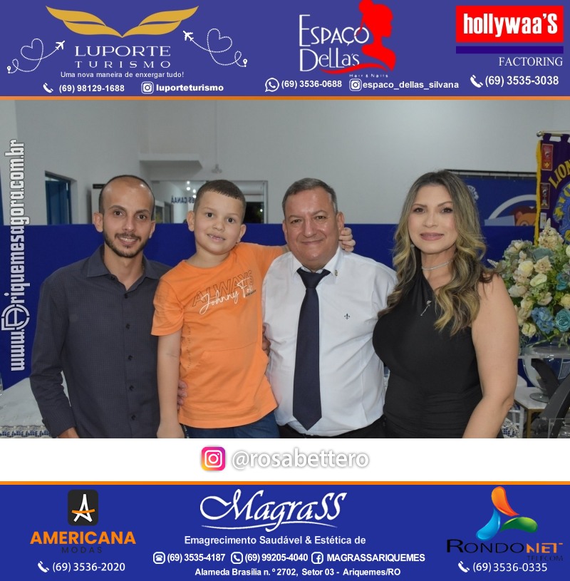 Cerimônia de Posse Lions Clube Ariquemes Canaã da Nova Diretoria-Gestão 2025-2026