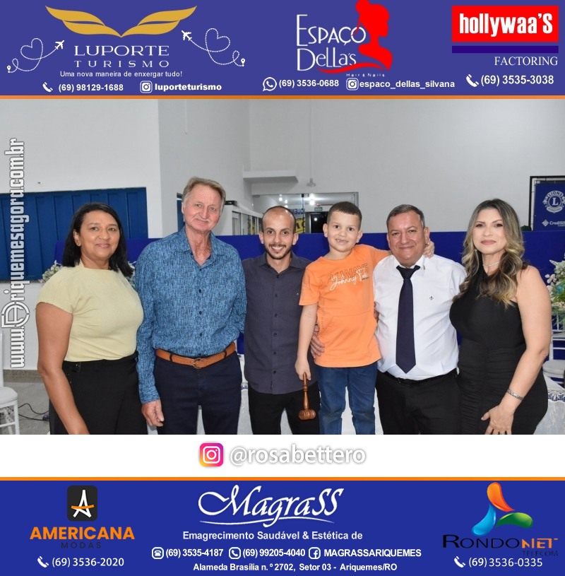 Cerimônia de Posse Lions Clube Ariquemes Canaã da Nova Diretoria-Gestão 2025-2026