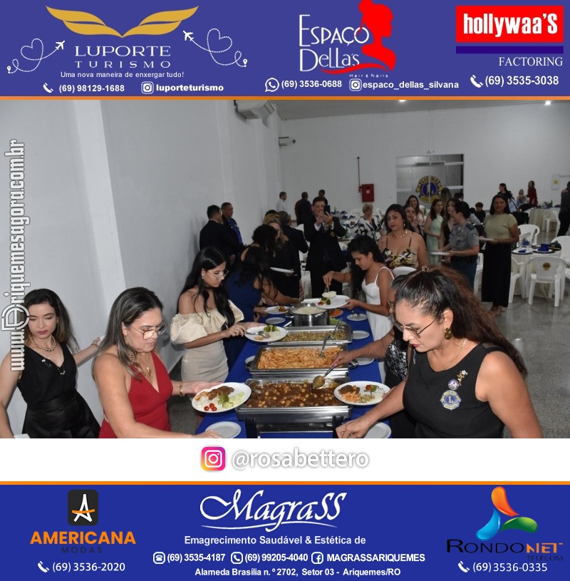 Cerimônia de Posse Lions Clube Ariquemes Canaã da Nova Diretoria-Gestão 2025-2026