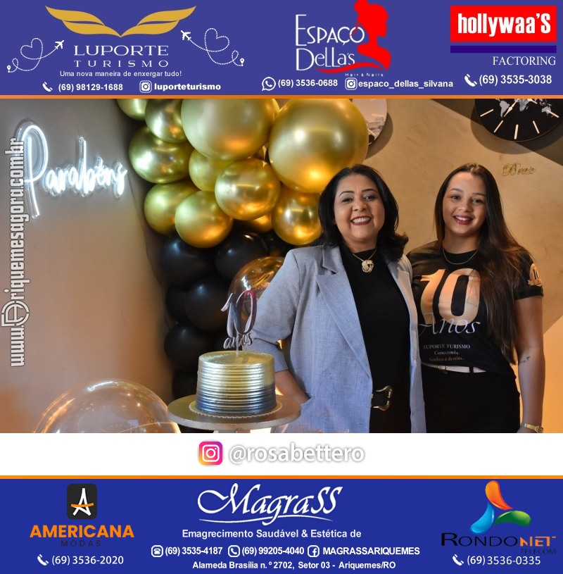 Aniversário 10 anos Luporte Turismo “Uma nova maneira de enxergar tudo” em Ariquemes-Rondônia
