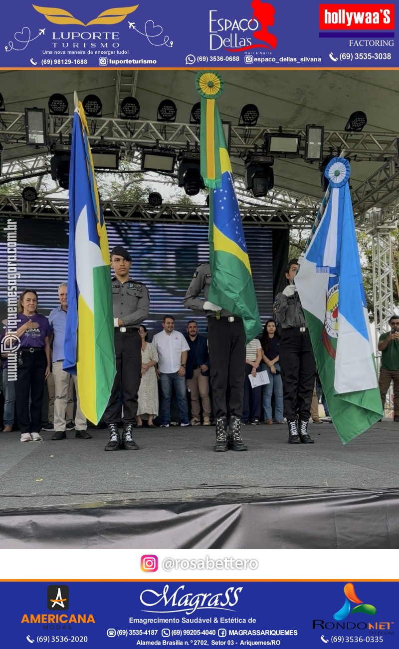 Edição 2025-Abertura GIMA NA PRAÇA DIA e NOITE Evento Social, Cultural e Comercial “GRUPO GILBERTO MIRANDA” Ariquemes-RO