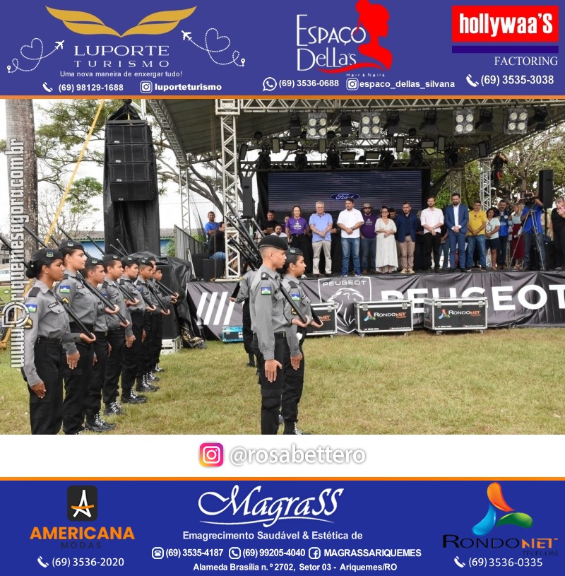 Edição 2025-Abertura GIMA NA PRAÇA DIA e NOITE Evento Social, Cultural e Comercial “GRUPO GILBERTO MIRANDA” Ariquemes-RO