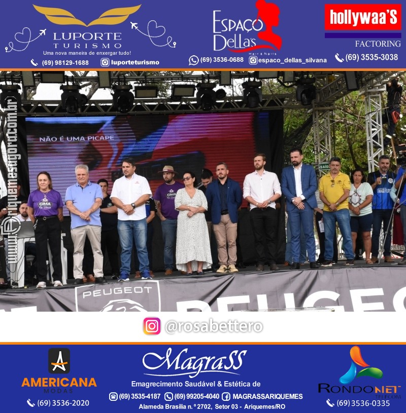 Edição 2025-Abertura GIMA NA PRAÇA DIA e NOITE Evento Social, Cultural e Comercial “GRUPO GILBERTO MIRANDA” Ariquemes-RO