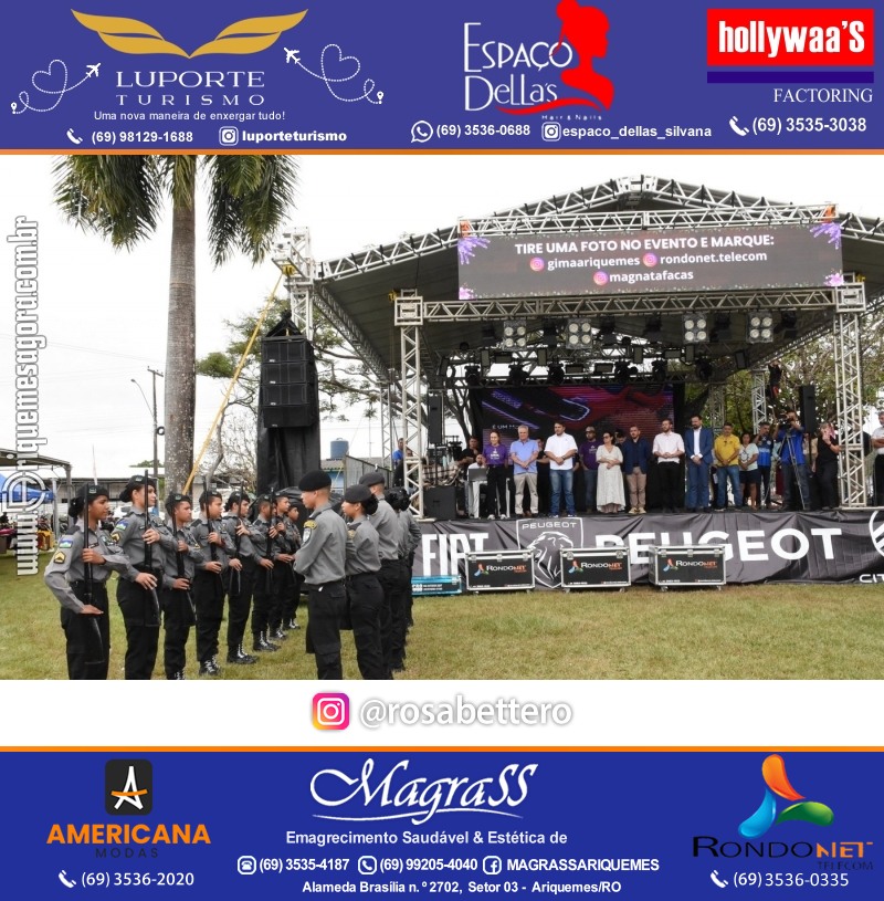 Edição 2025-Abertura GIMA NA PRAÇA DIA e NOITE Evento Social, Cultural e Comercial “GRUPO GILBERTO MIRANDA” Ariquemes-RO