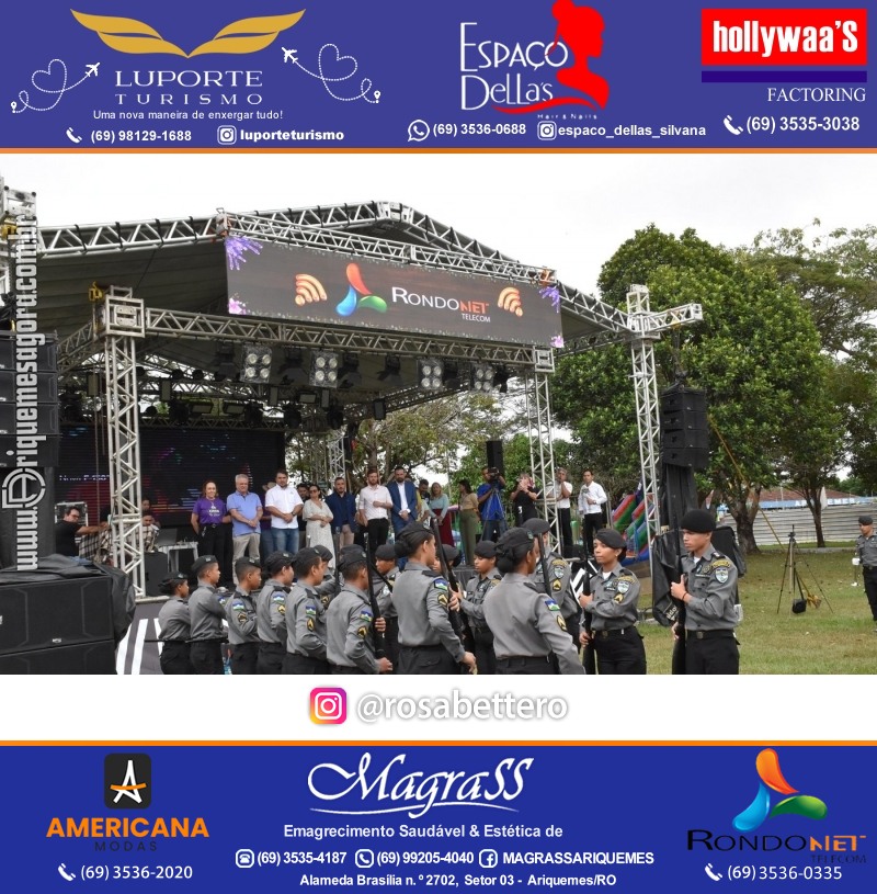 Edição 2025-Abertura GIMA NA PRAÇA DIA e NOITE Evento Social, Cultural e Comercial “GRUPO GILBERTO MIRANDA” Ariquemes-RO