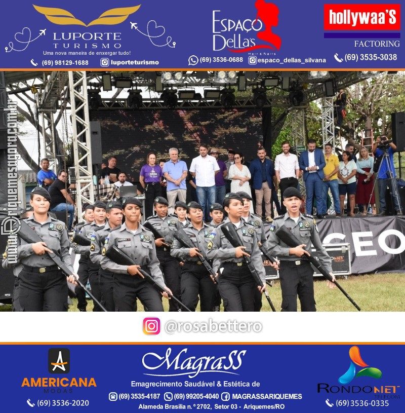 Edição 2025-Abertura GIMA NA PRAÇA DIA e NOITE Evento Social, Cultural e Comercial “GRUPO GILBERTO MIRANDA” Ariquemes-RO