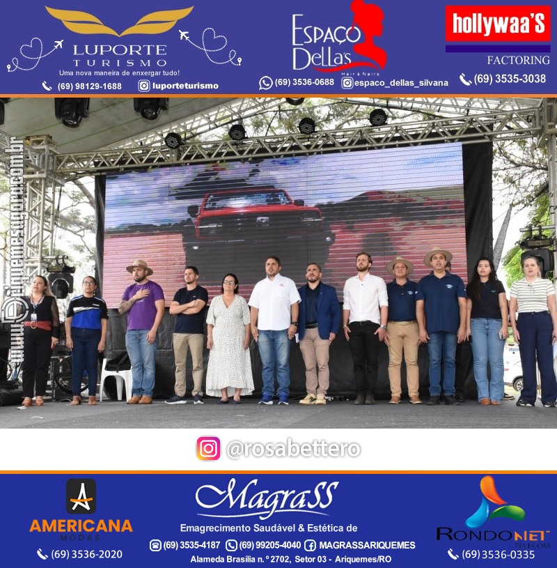 Edição 2025-Abertura GIMA NA PRAÇA DIA e NOITE Evento Social, Cultural e Comercial “GRUPO GILBERTO MIRANDA” Ariquemes-RO