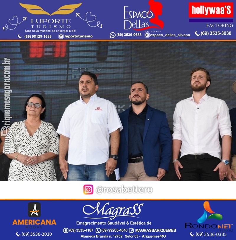 Edição 2025-Abertura GIMA NA PRAÇA DIA e NOITE Evento Social, Cultural e Comercial “GRUPO GILBERTO MIRANDA” Ariquemes-RO
