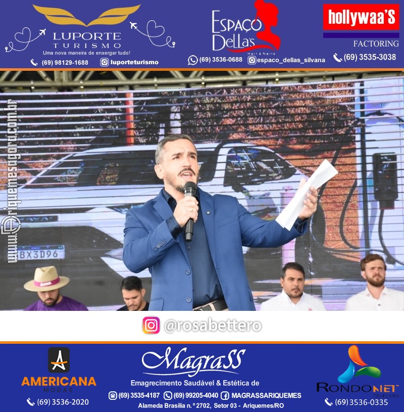 Edição 2025-Abertura GIMA NA PRAÇA DIA e NOITE Evento Social, Cultural e Comercial “GRUPO GILBERTO MIRANDA” Ariquemes-RO