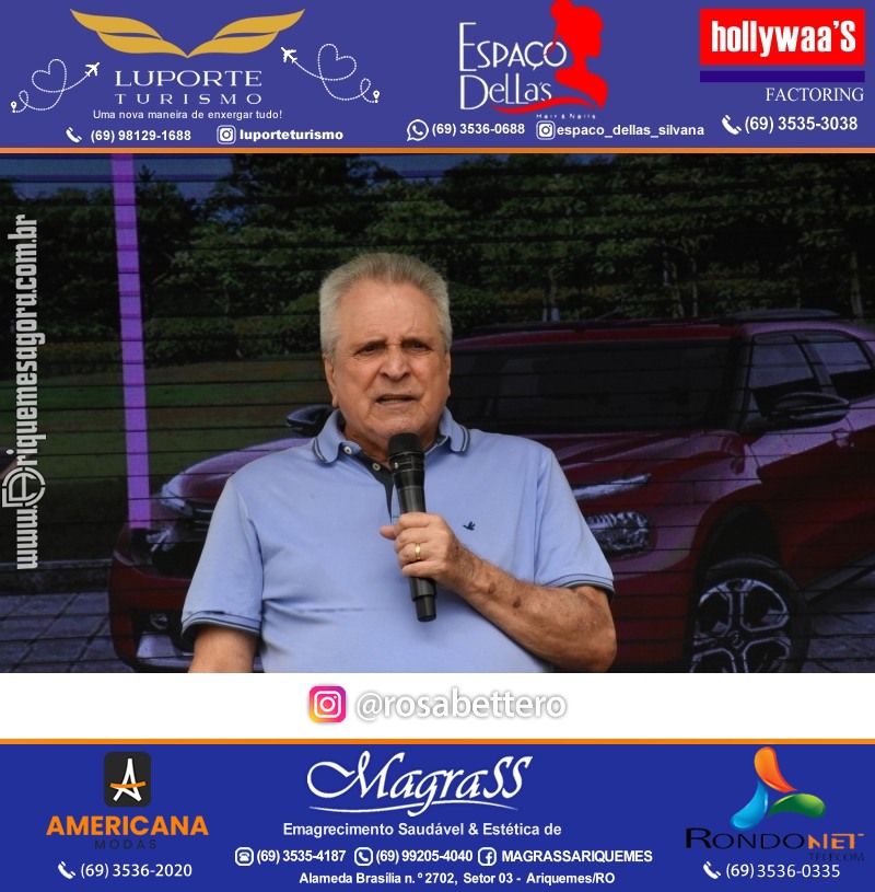Edição 2025-Abertura GIMA NA PRAÇA DIA e NOITE Evento Social, Cultural e Comercial “GRUPO GILBERTO MIRANDA” Ariquemes-RO