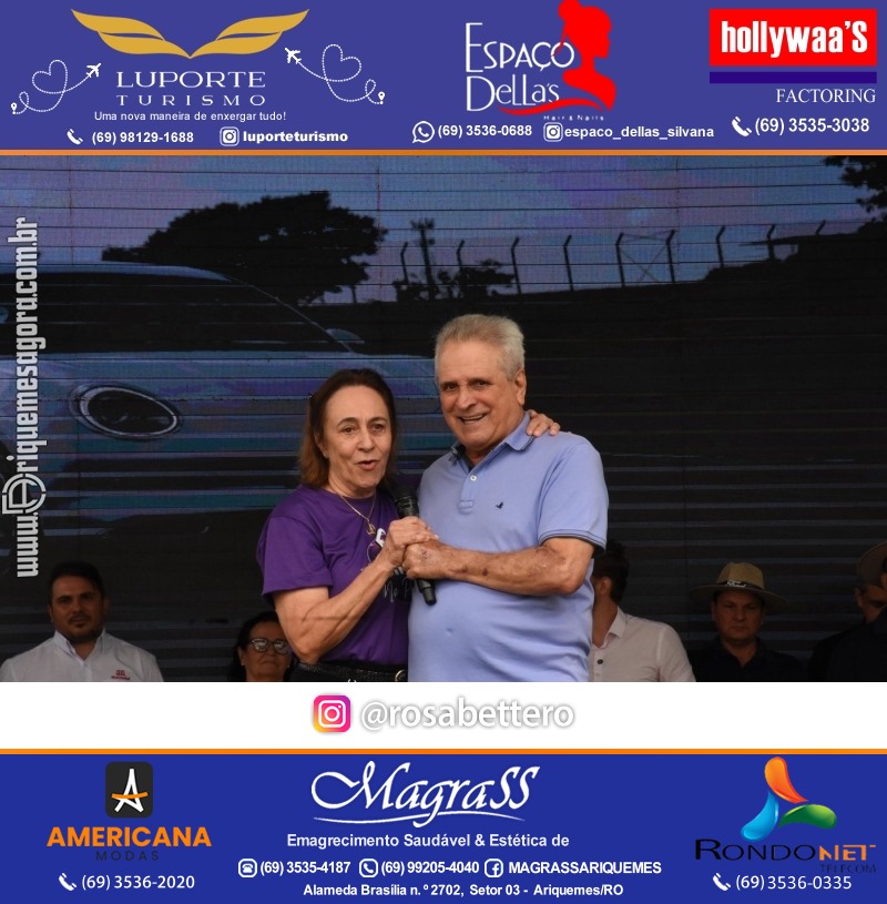 Edição 2025-Abertura GIMA NA PRAÇA DIA e NOITE Evento Social, Cultural e Comercial “GRUPO GILBERTO MIRANDA” Ariquemes-RO