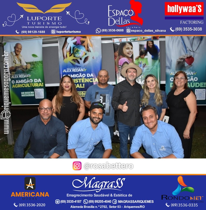 Edição 2025-Abertura GIMA NA PRAÇA DIA e NOITE Evento Social, Cultural e Comercial “GRUPO GILBERTO MIRANDA” Ariquemes-RO