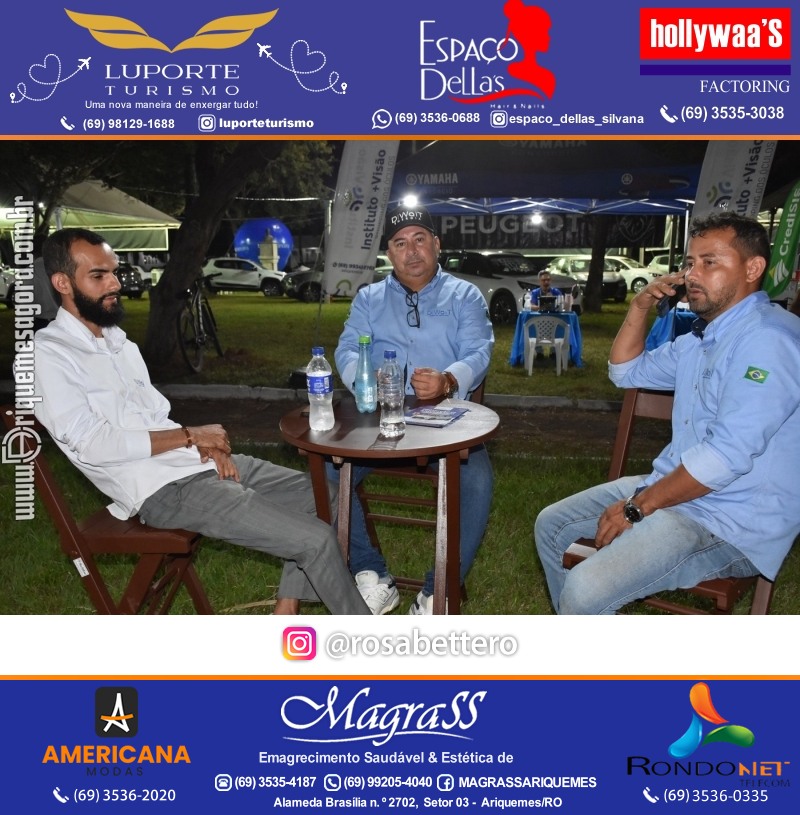 Edição 2025-Abertura GIMA NA PRAÇA DIA e NOITE Evento Social, Cultural e Comercial “GRUPO GILBERTO MIRANDA” Ariquemes-RO