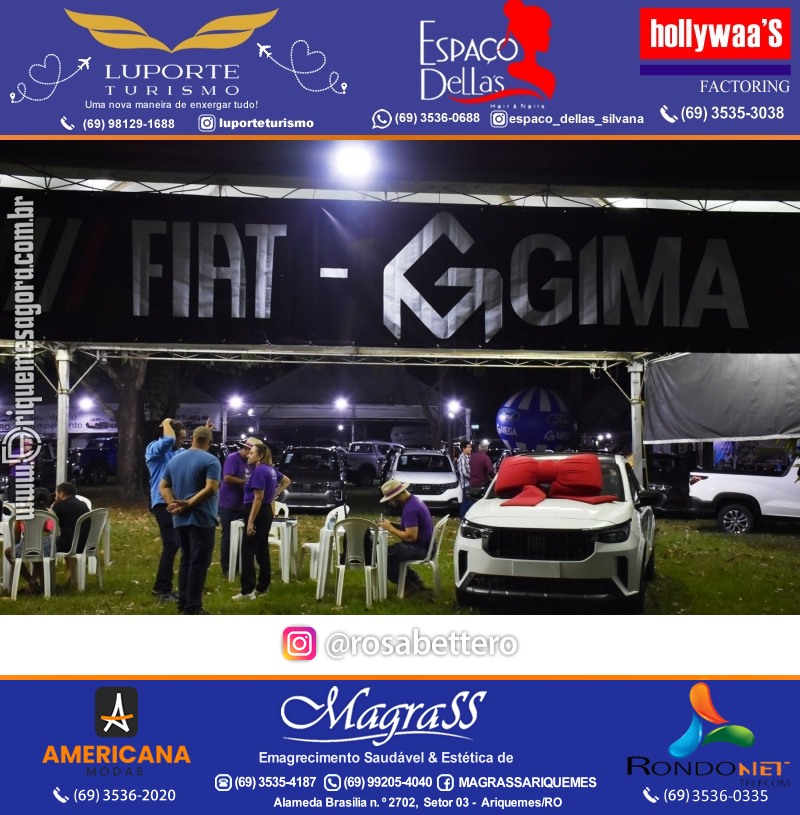 Edição 2025-Abertura GIMA NA PRAÇA DIA e NOITE Evento Social, Cultural e Comercial “GRUPO GILBERTO MIRANDA” Ariquemes-RO