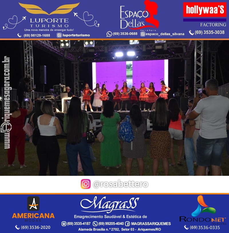Edição 2025-Abertura GIMA NA PRAÇA DIA e NOITE Evento Social, Cultural e Comercial “GRUPO GILBERTO MIRANDA” Ariquemes-RO
