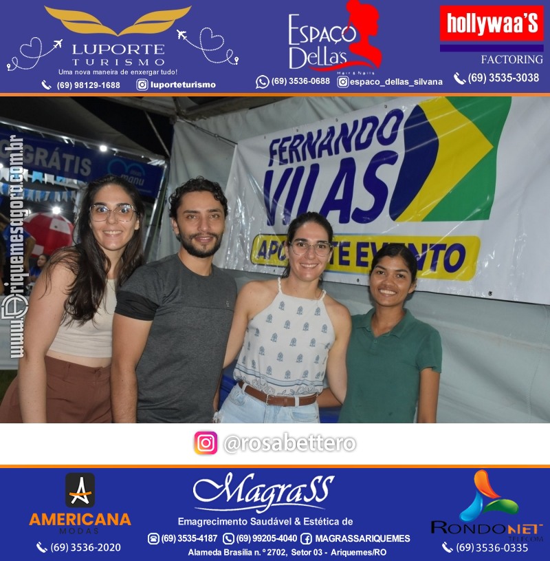 Edição 2025-Abertura GIMA NA PRAÇA DIA e NOITE Evento Social, Cultural e Comercial “GRUPO GILBERTO MIRANDA” Ariquemes-RO