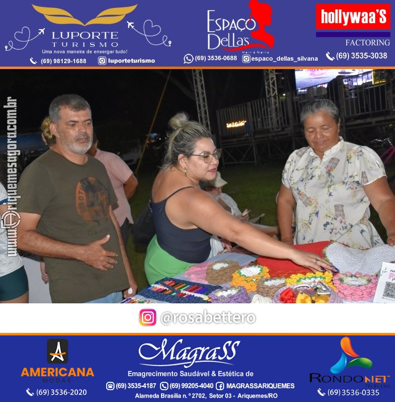 Edição 2025-Abertura GIMA NA PRAÇA DIA e NOITE Evento Social, Cultural e Comercial “GRUPO GILBERTO MIRANDA” Ariquemes-RO