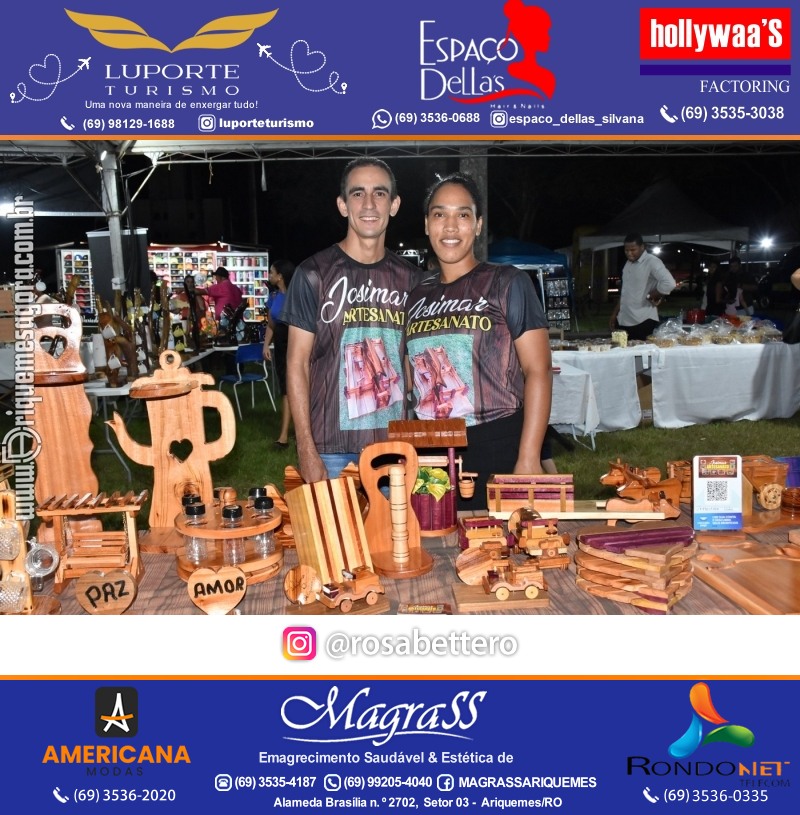 Edição 2025-Abertura GIMA NA PRAÇA DIA e NOITE Evento Social, Cultural e Comercial “GRUPO GILBERTO MIRANDA” Ariquemes-RO