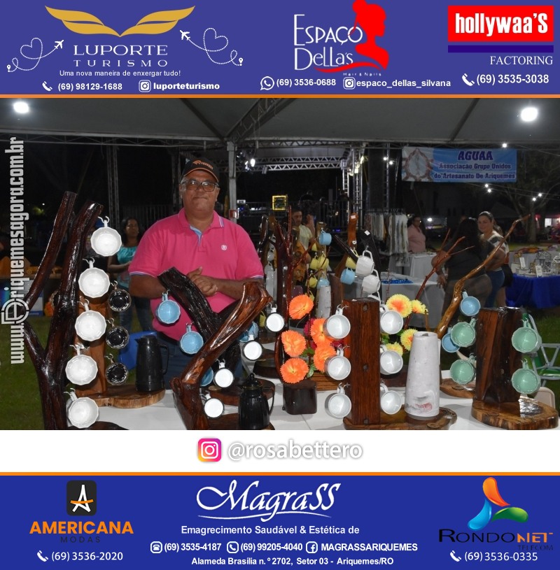 Edição 2025-Abertura GIMA NA PRAÇA DIA e NOITE Evento Social, Cultural e Comercial “GRUPO GILBERTO MIRANDA” Ariquemes-RO
