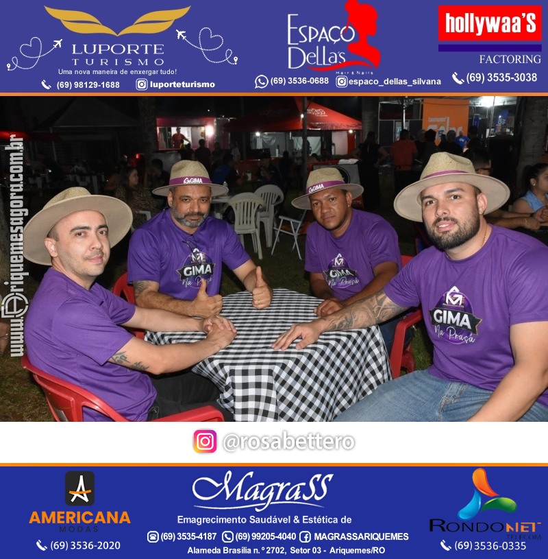 Edição 2025-Abertura GIMA NA PRAÇA DIA e NOITE Evento Social, Cultural e Comercial “GRUPO GILBERTO MIRANDA” Ariquemes-RO