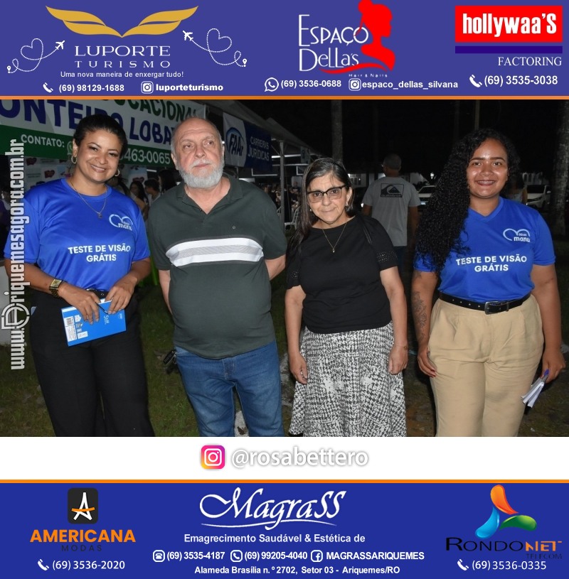 Edição 2025-Abertura GIMA NA PRAÇA DIA e NOITE Evento Social, Cultural e Comercial “GRUPO GILBERTO MIRANDA” Ariquemes-RO