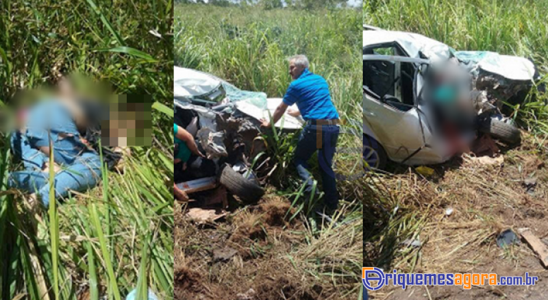 ATUALIZADA - Acidente grave mata esposa e filha do Ex-Secretário do Meio ambiente de Cacoal