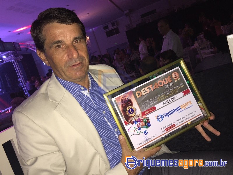 Site AriquemesAgora leva Prêmio Destaque Leão como o Melhor "Site de Eventos" pela 5ª vez