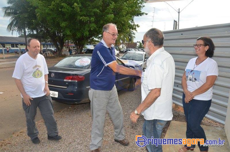 Dom Roque Paloschi visita construção do Santuário de São Peregrino