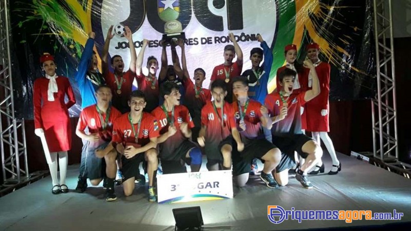 Alunos do Colégio Dinâmico de Ariquemes Conquistaram o 3º lugar no Handebol Juvenil - JOER