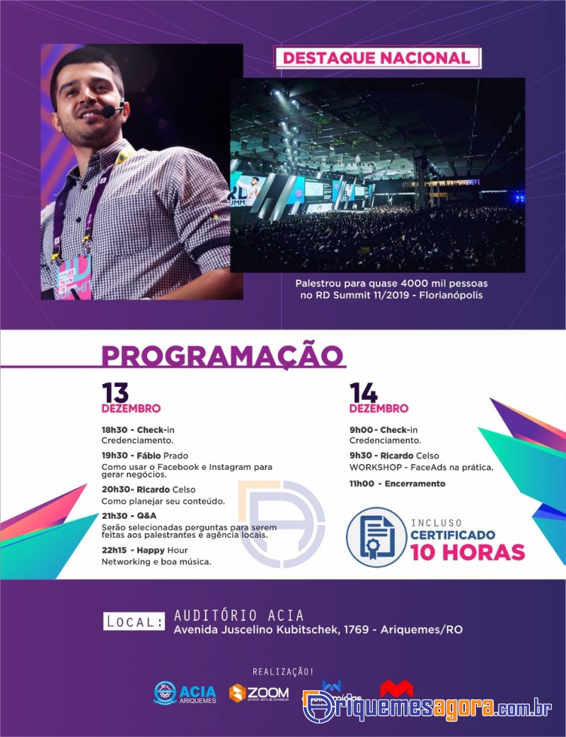 Rondo Summit - O maior evento de MARKETING DIGITAL do Vale do Jamari!