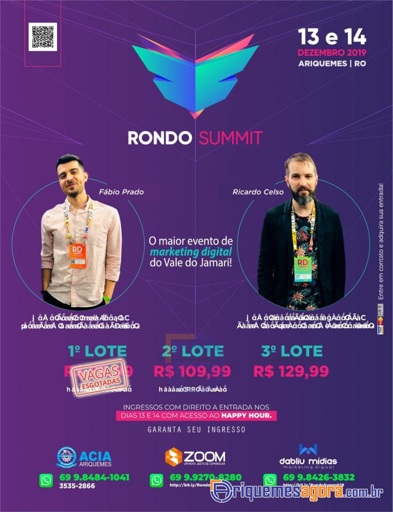 Rondo Summit - O maior evento de MARKETING DIGITAL do Vale do Jamari!