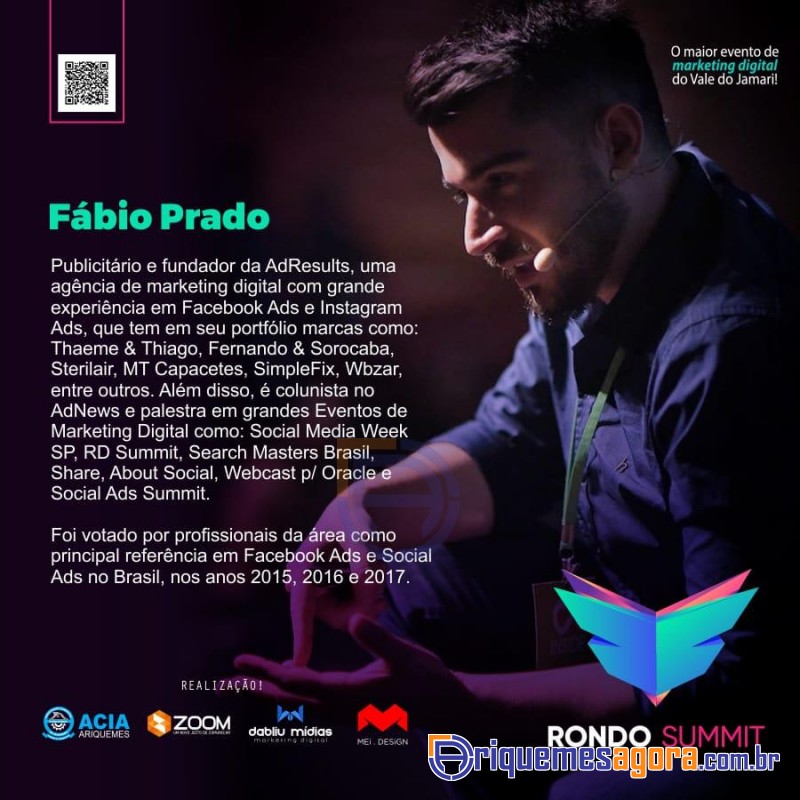 Rondo Summit - O maior evento de MARKETING DIGITAL do Vale do Jamari!