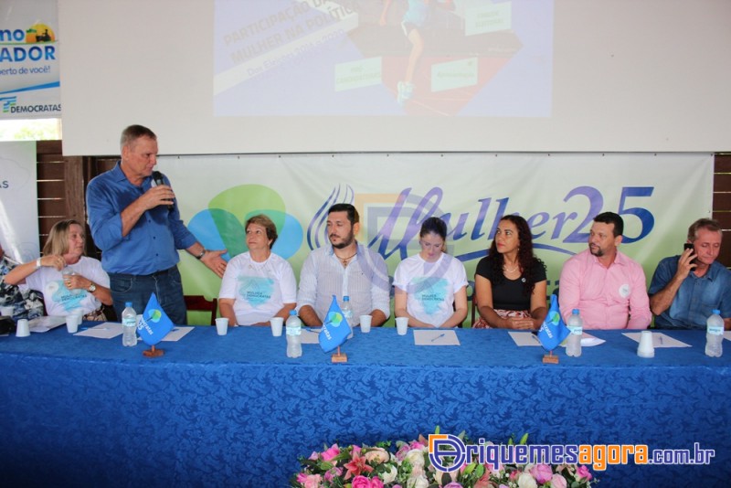Democratas Mulher realiza encontro marcante e fortalece partido em Ariquemes