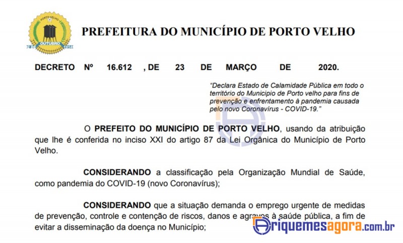 PANDEMIA - Sesau divulga dois novos casos de Covid-19 em Rondônia