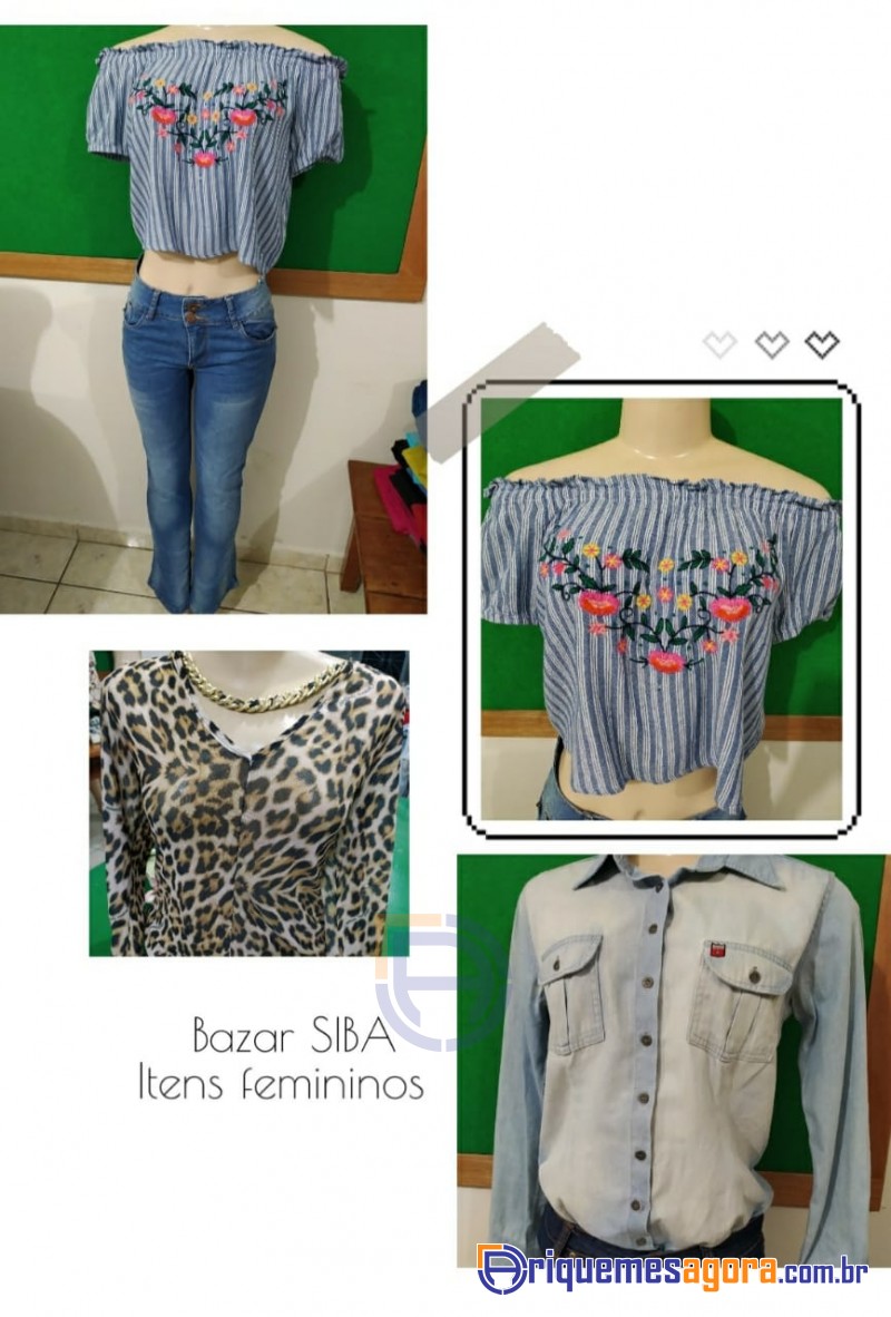 Bazar beneficente na SEGUNDA IGREJA BATISTA. St 03, próximo Av. Tabapuã