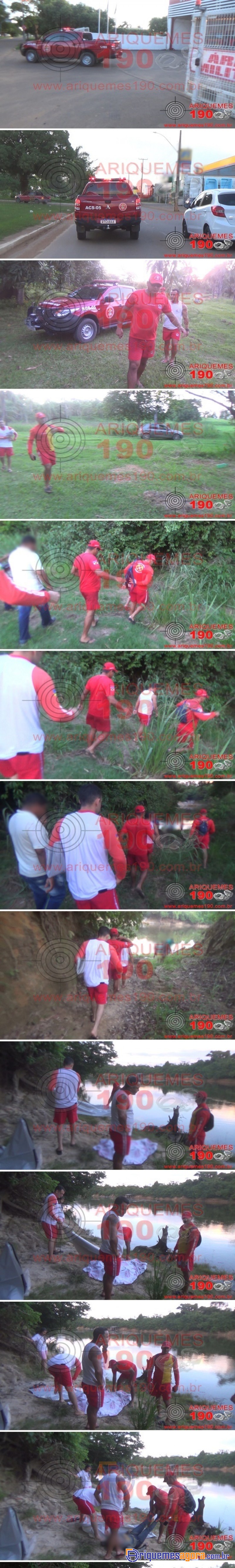 Dois homens morrem afogados no rio Jamari em Ariquemes