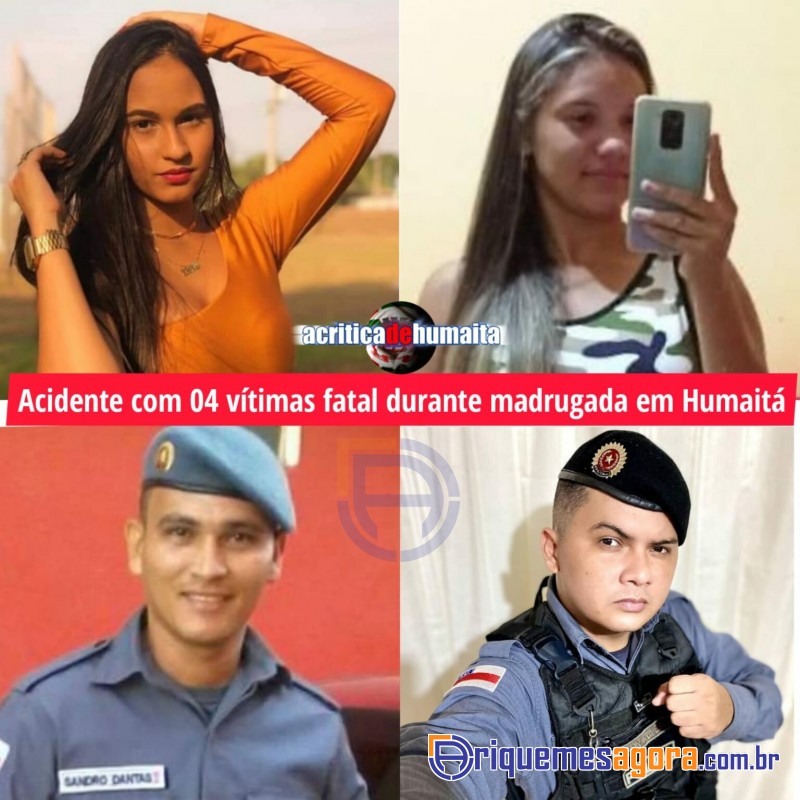 TRAGÉDIA – Quatro pessoas morrem atropeladas após festa clandestina em Humaitá AM