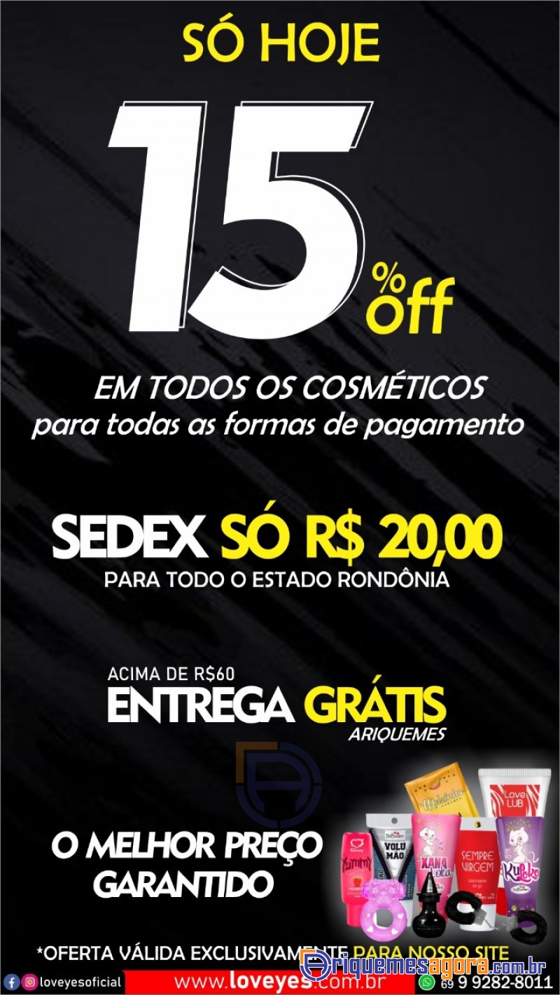 Tá rolando Black Friday na Love Yes Sex Shop - Vem Conferir