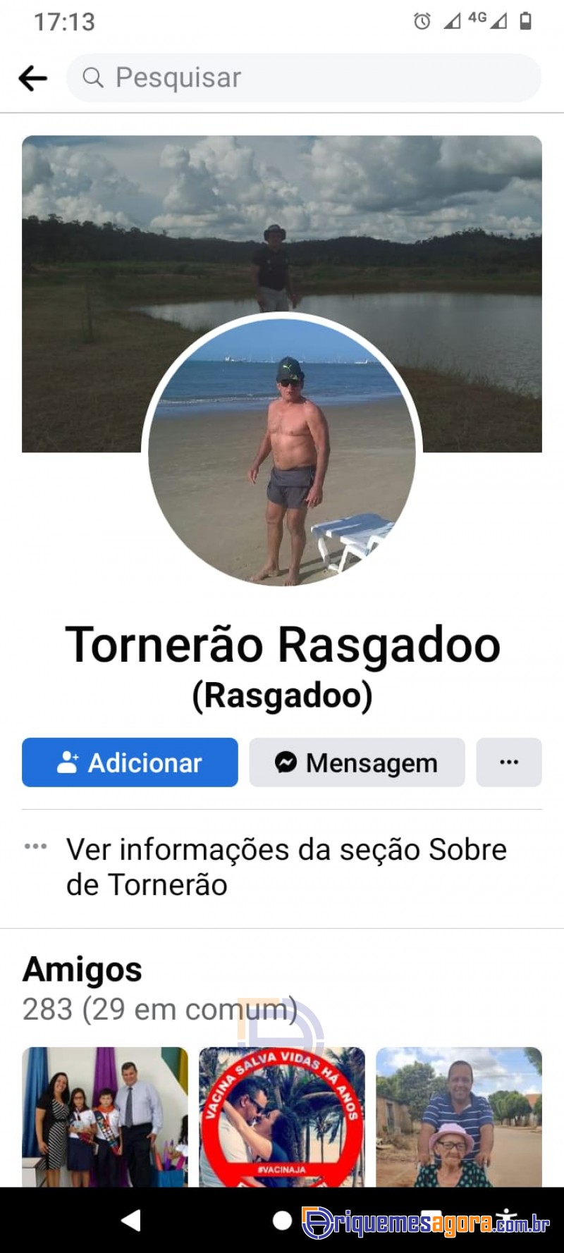 Nota de Pesar pelo falecimento de Antônio Clarete da Silva (Tornerão) em Ariquemes