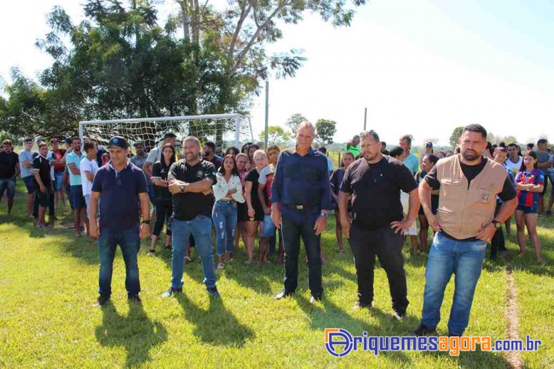 Deputado Adelino Follador participa da entrega de Kits Esportivos em São Miguel do Guaporé