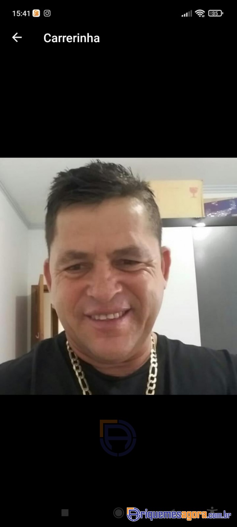 Nota Pesar pelo falecimento de Hélio Assi o Popular Carreirinha em Ariquemes