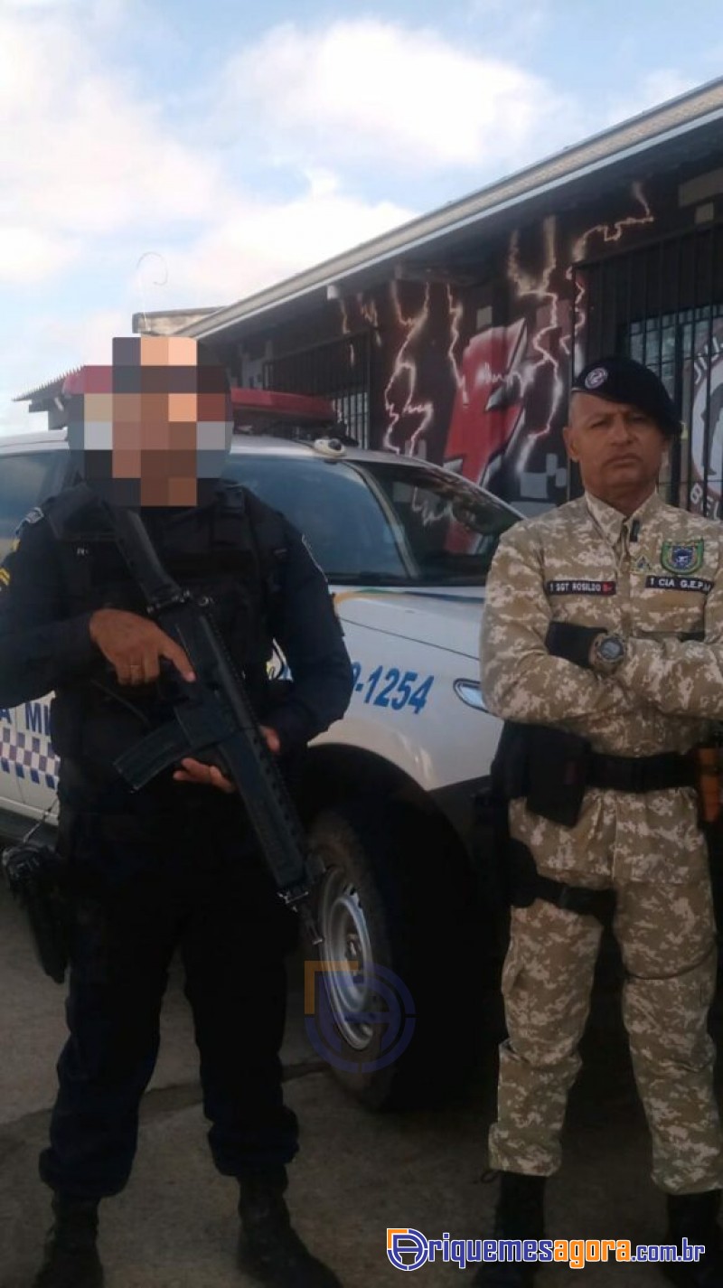 Homem trajando farda da PM se passando por Sgt é preso após se apresentar no Batalhão em Ariquemes