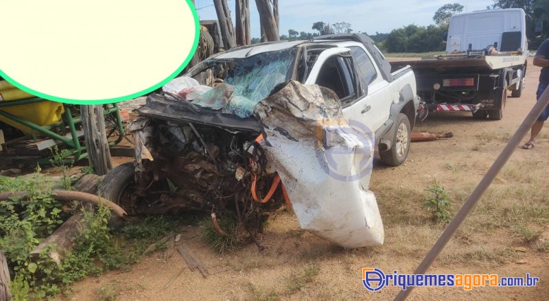 TRÁGICO: Acidente na BR-364 entre carreta e carro deixa duas pessoas mortas próximo de Ariquemes