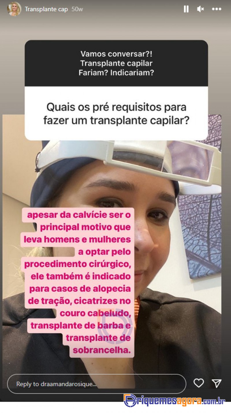 Residentes dos EUA procuram transplante capilar em Ariquemes