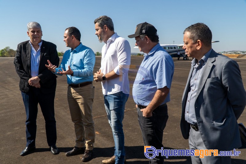 Cerimônia de lançamento do aeroporto de Ariquemes é marcada por emoção e grande participação