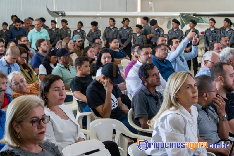 Cerimônia de lançamento do aeroporto de Ariquemes é marcada por emoção e grande participação
