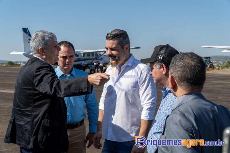 Cerimônia de lançamento do aeroporto de Ariquemes é marcada por emoção e grande participação
